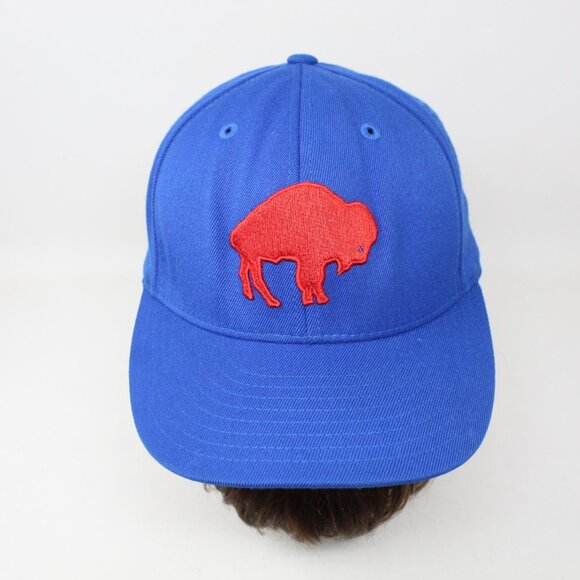 Buffalo Bills Hat Mens Large - XL Blue Reebok Gridiron Classic NFL Baseball Cap - Picture 3 of 10